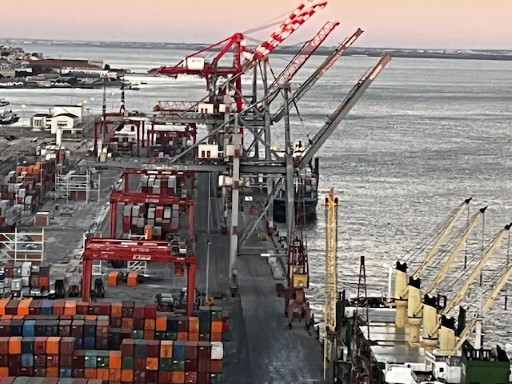 Sunset, over a city, and of a tour…