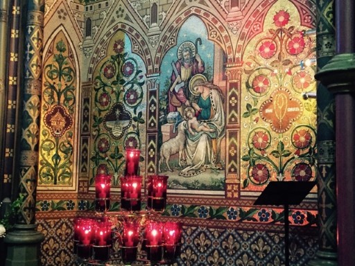 Saunts Augustine and John the Baptist