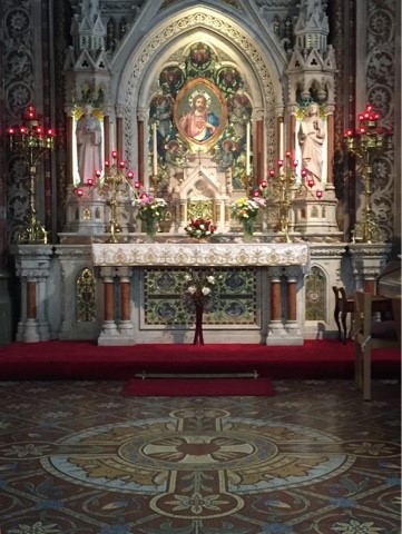 Saunts Augustine and John the Baptist