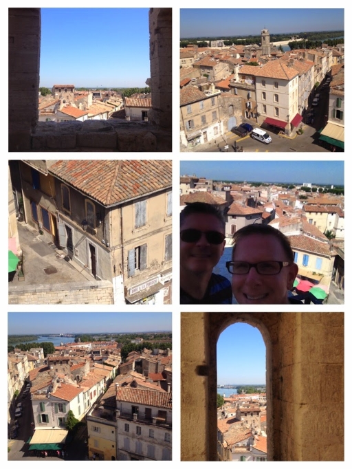 Arles from up high