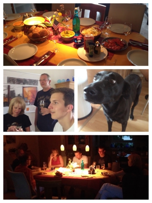 Dinner with the neighbors